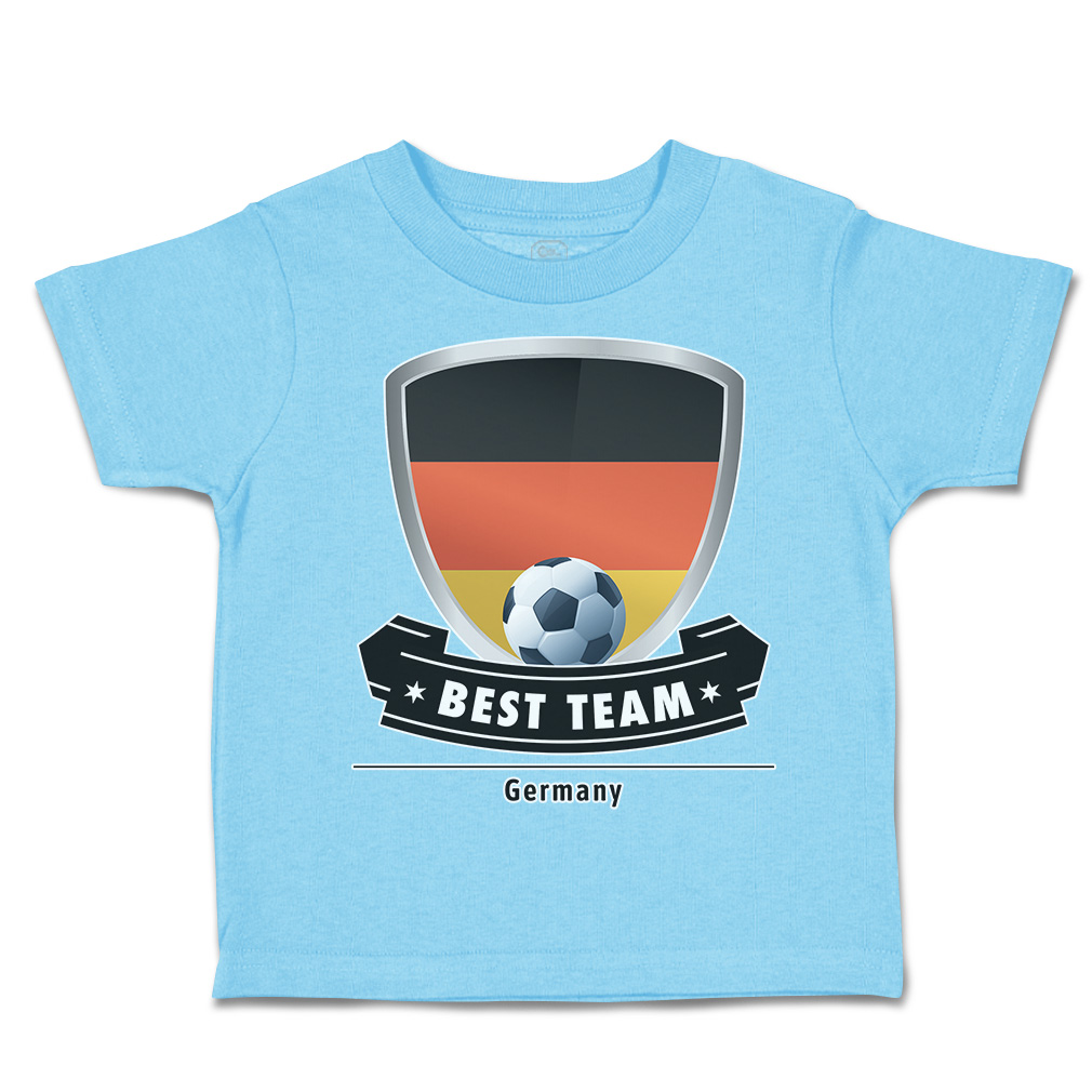 Toddler T-Shirt Germany Soccer Best Team Shield Euro Cup Boy & Girl Clothes - Picture 16 of 39