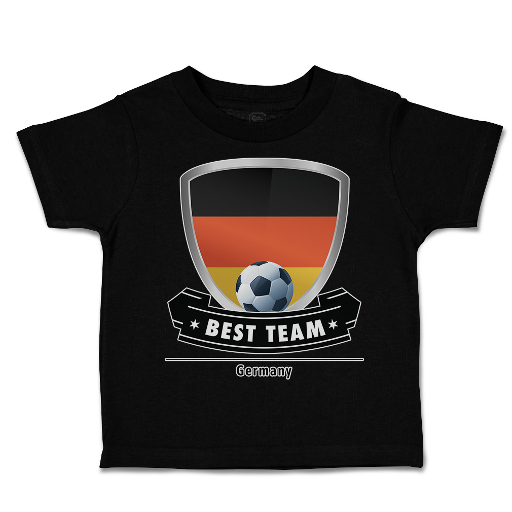 Toddler T-Shirt Germany Soccer Best Team Shield Euro Cup Boy & Girl Clothes - Picture 8 of 39