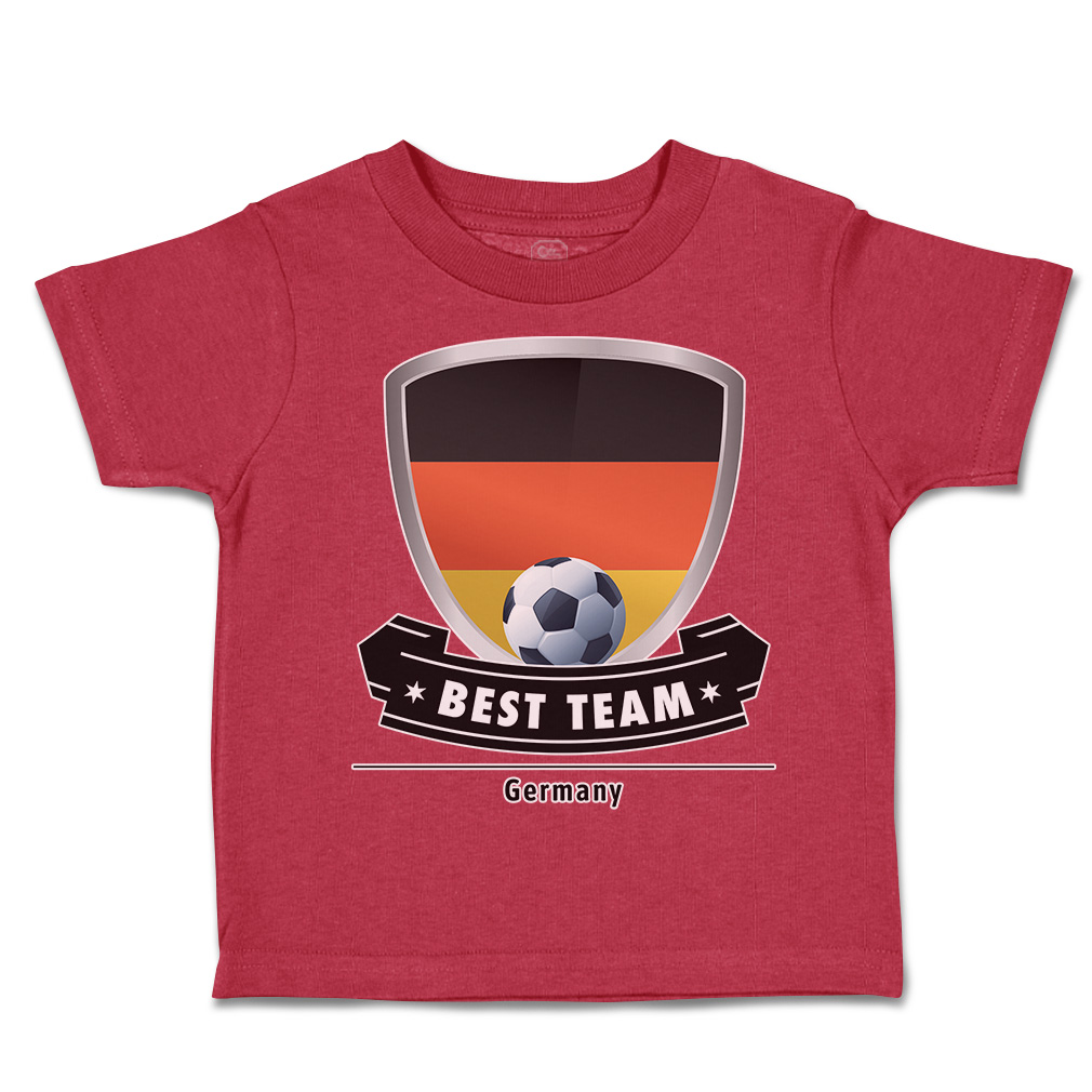 Toddler T-Shirt Germany Soccer Best Team Shield Euro Cup Boy & Girl Clothes - Picture 28 of 39