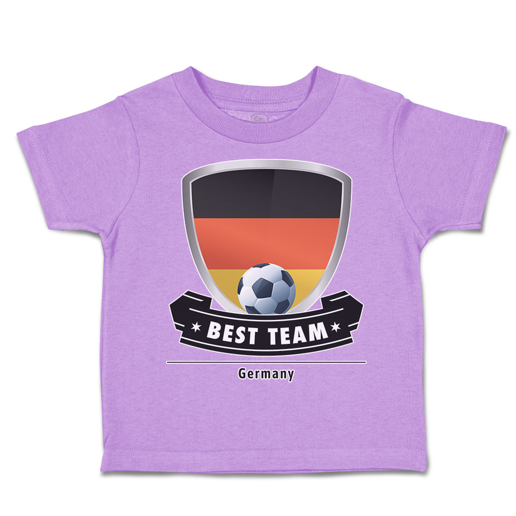 Toddler T-Shirt Germany Soccer Best Team Shield Euro Cup Boy & Girl Clothes - Picture 30 of 39