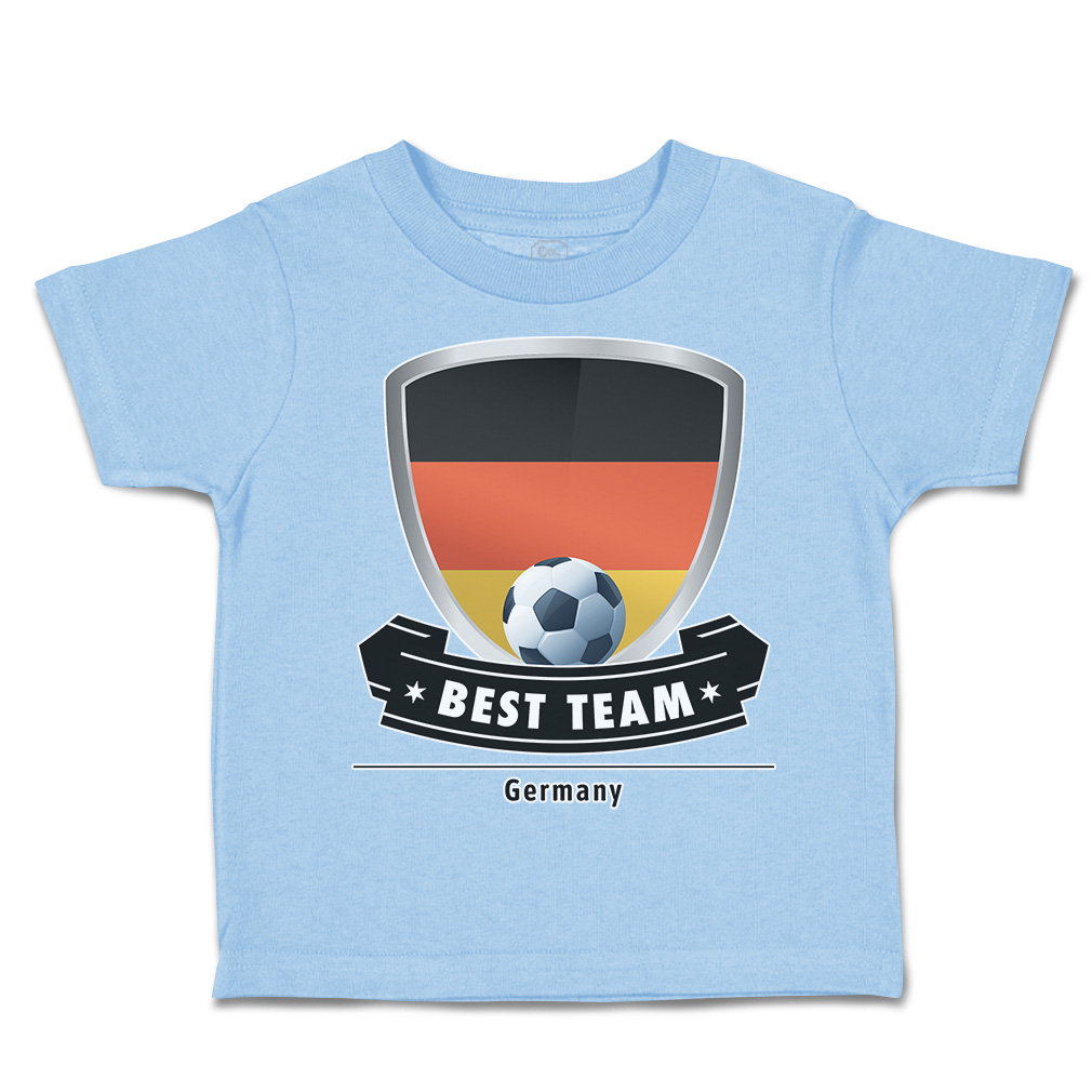 Toddler T-Shirt Germany Soccer Best Team Shield Euro Cup Boy & Girl Clothes - Picture 14 of 39