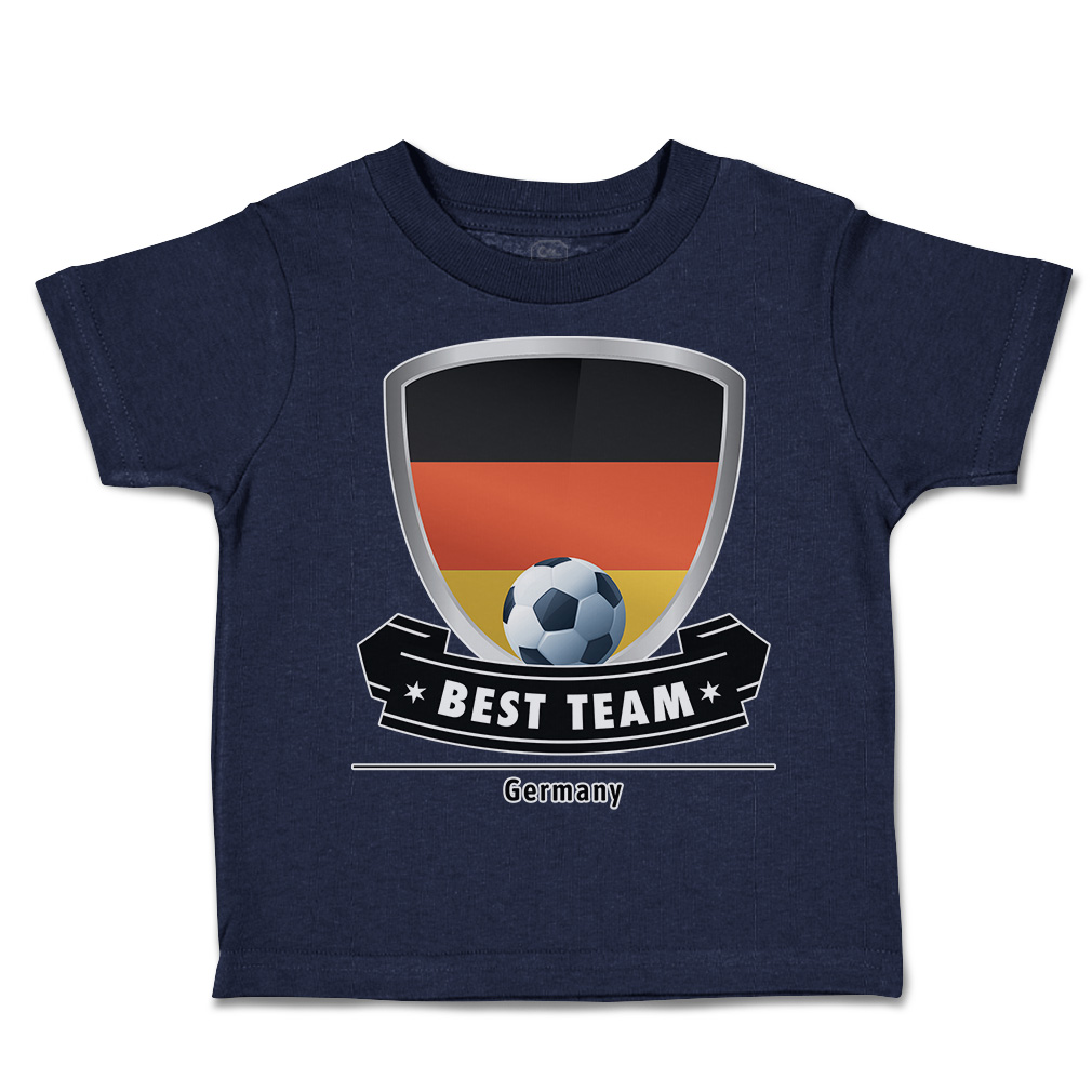 Toddler T-Shirt Germany Soccer Best Team Shield Euro Cup Boy & Girl Clothes - Picture 10 of 39
