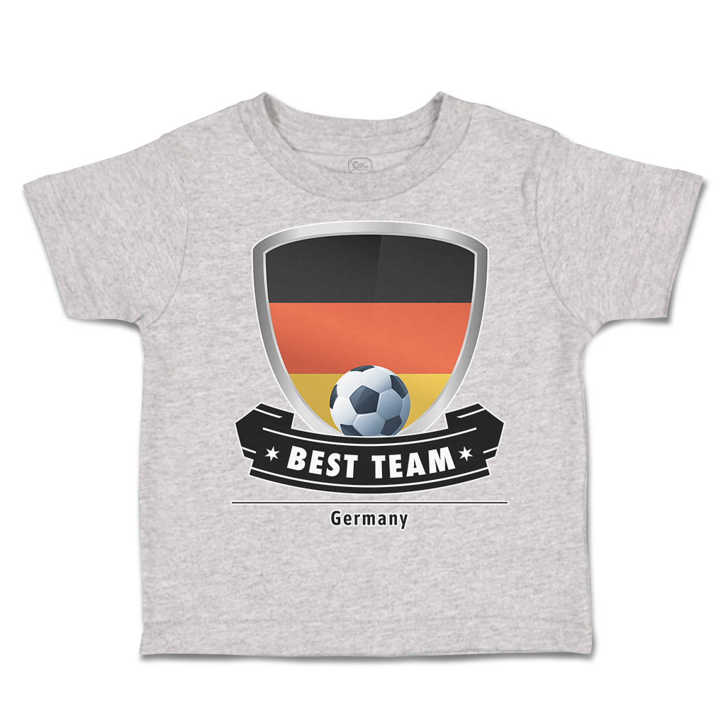 Toddler T-Shirt Germany Soccer Best Team Shield Euro Cup Boy & Girl Clothes - Picture 6 of 39