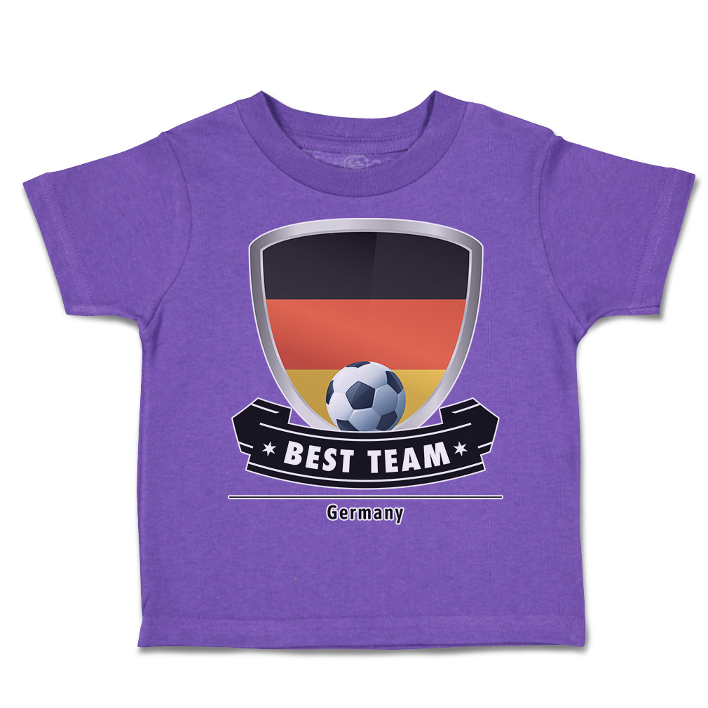 Toddler T-Shirt Germany Soccer Best Team Shield Euro Cup Boy & Girl Clothes - Picture 38 of 39