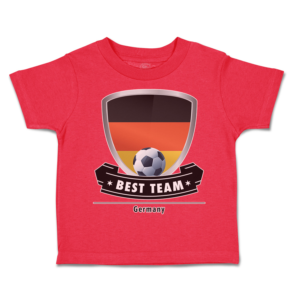 Toddler T-Shirt Germany Soccer Best Team Shield Euro Cup Boy & Girl Clothes - Picture 26 of 39