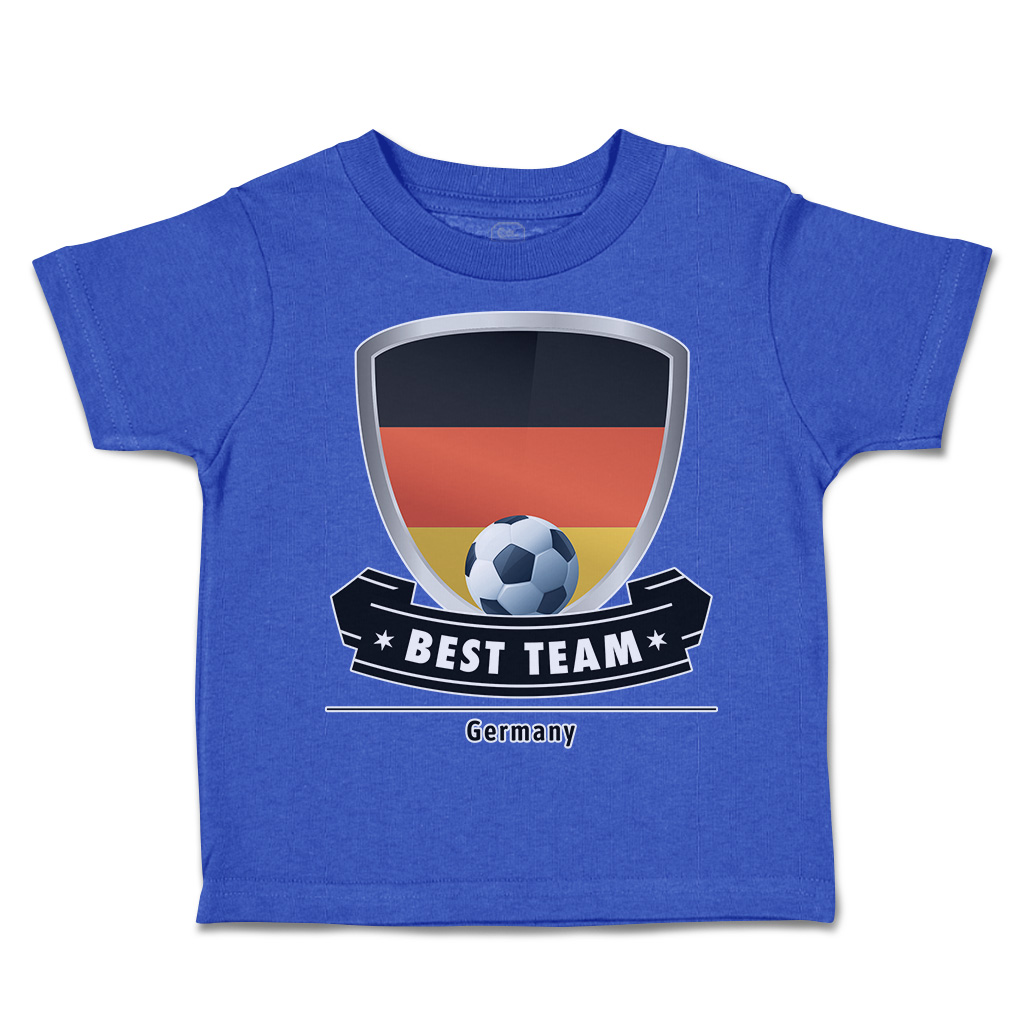 Toddler T-Shirt Germany Soccer Best Team Shield Euro Cup Boy & Girl Clothes - Picture 12 of 39