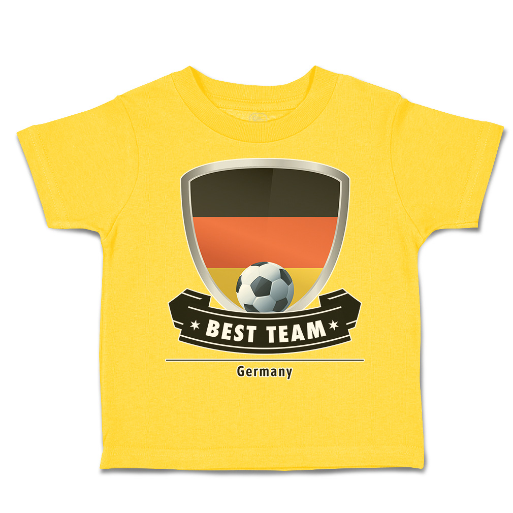 Toddler T-Shirt Germany Soccer Best Team Shield Euro Cup Boy & Girl Clothes - Picture 32 of 39