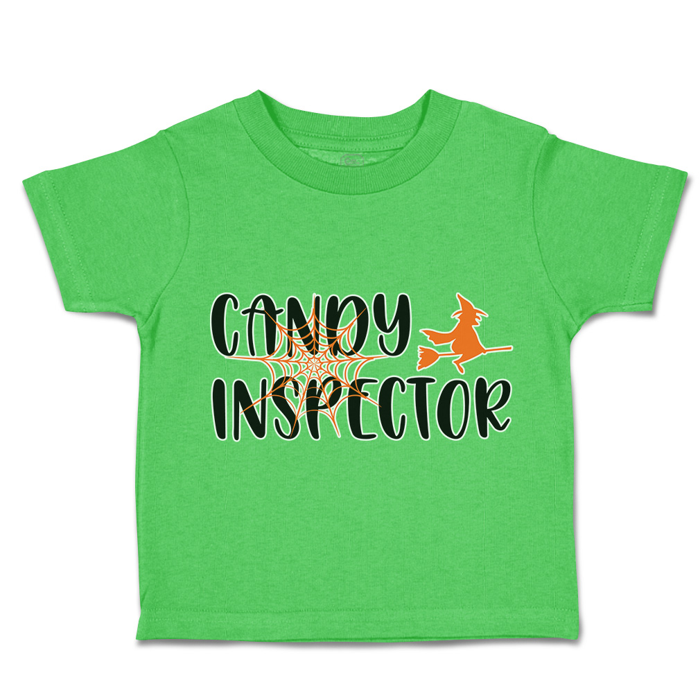 Halloween Toddler T-Shirt Candy Inspector Style A Nightmare Boy & Girl Clothes - Picture 21 of 21