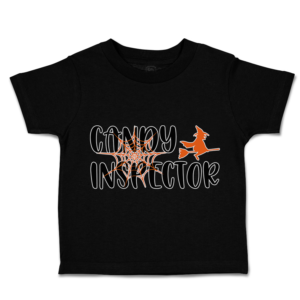 Halloween Toddler T-Shirt Candy Inspector Style A Nightmare Boy & Girl Clothes - Picture 8 of 21