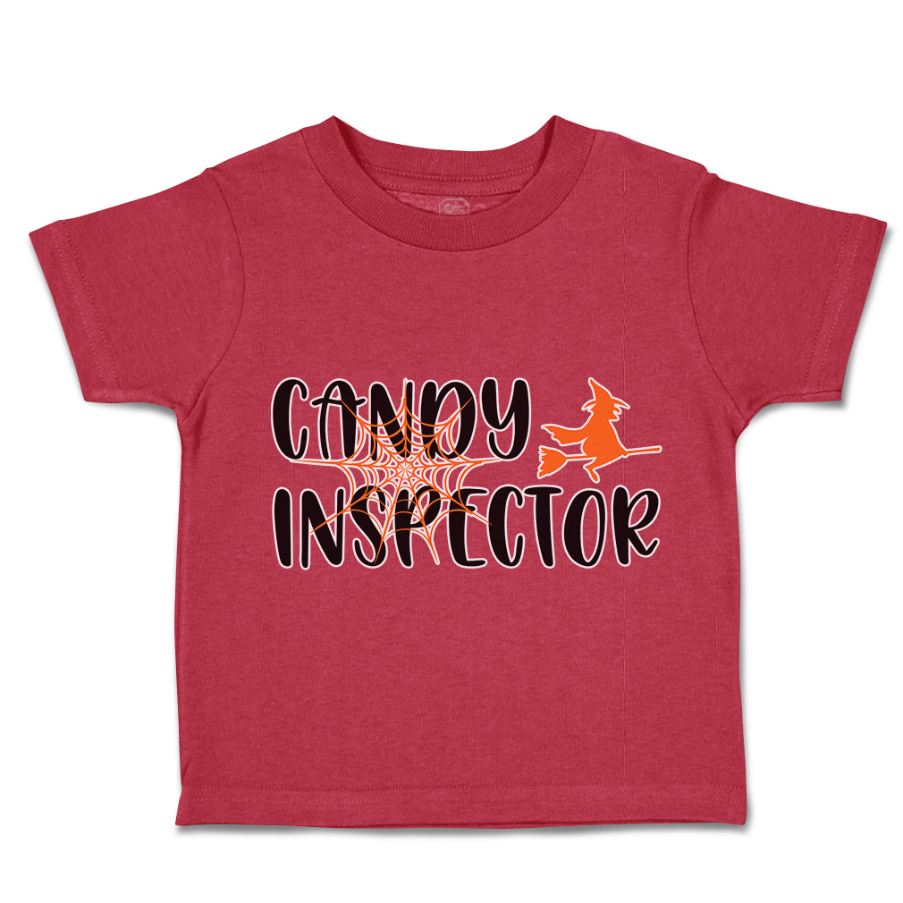 Halloween Toddler T-Shirt Candy Inspector Style A Nightmare Boy & Girl Clothes - Picture 20 of 21