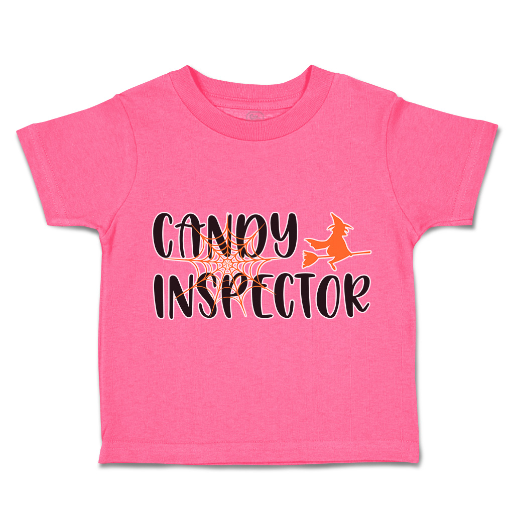 Halloween Toddler T-Shirt Candy Inspector Style A Nightmare Boy & Girl Clothes - Picture 7 of 21