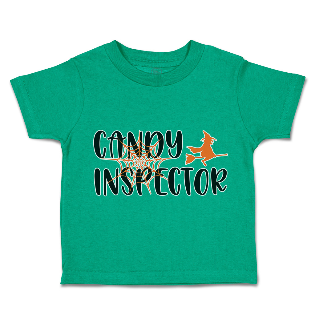 Halloween Toddler T-Shirt Candy Inspector Style A Nightmare Boy & Girl Clothes - Picture 9 of 21