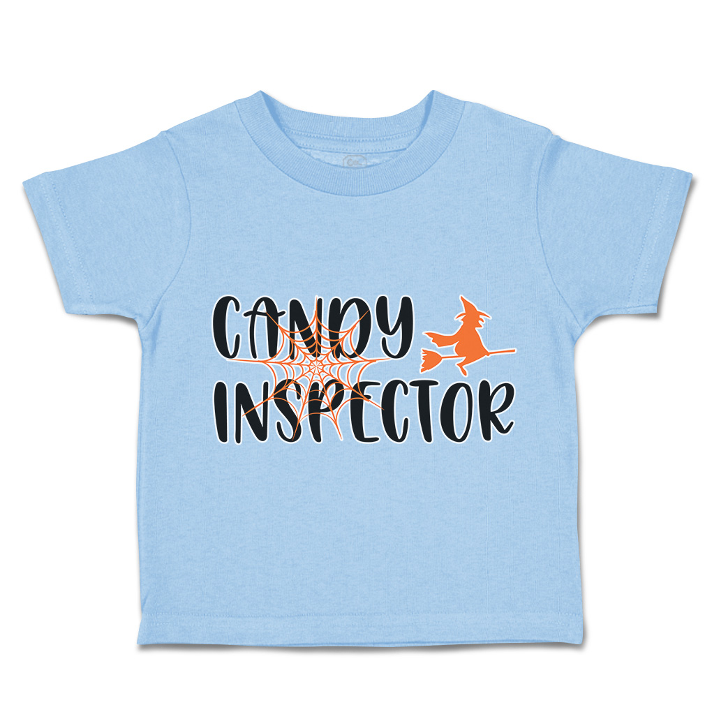 Halloween Toddler T-Shirt Candy Inspector Style A Nightmare Boy & Girl Clothes - Picture 16 of 21