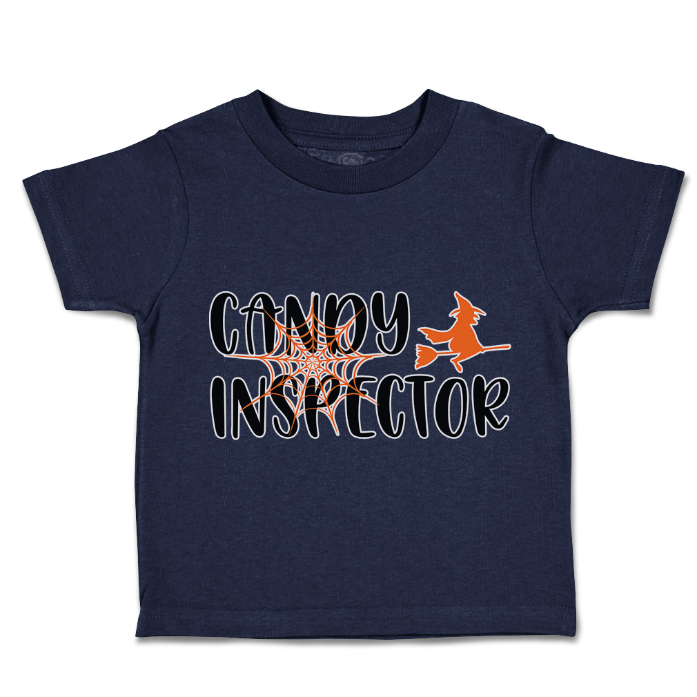 Halloween Toddler T-Shirt Candy Inspector Style A Nightmare Boy & Girl Clothes - Picture 10 of 21