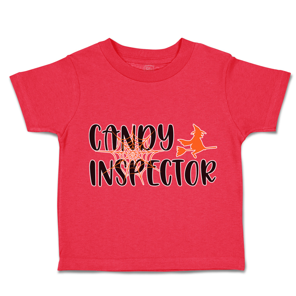 Halloween Toddler T-Shirt Candy Inspector Style A Nightmare Boy & Girl Clothes - Picture 12 of 21