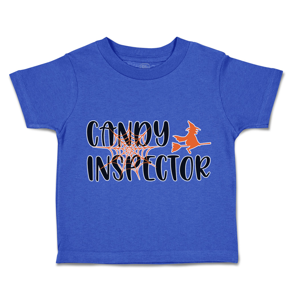 Halloween Toddler T-Shirt Candy Inspector Style A Nightmare Boy & Girl Clothes - Picture 13 of 21