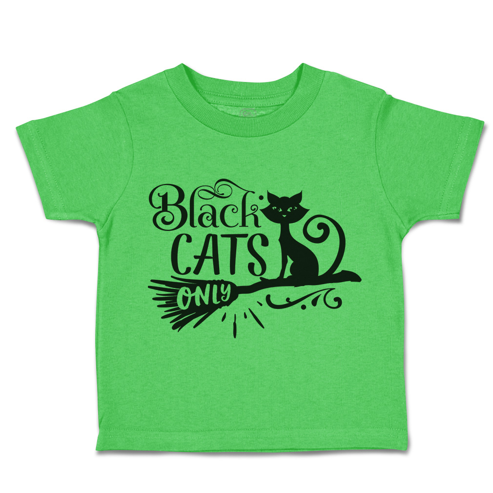 Halloween Toddler T-Shirt Black Cats Only Gore Boy & Girl Clothes Baby Funny Tee - Picture 21 of 21
