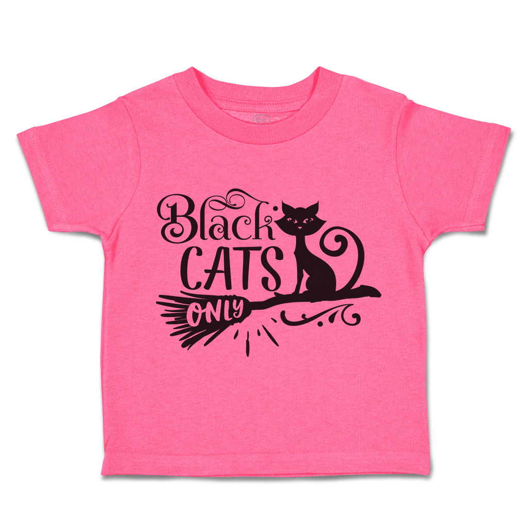 Halloween Toddler T-Shirt Black Cats Only Gore Boy & Girl Clothes Baby Funny Tee - Picture 7 of 21