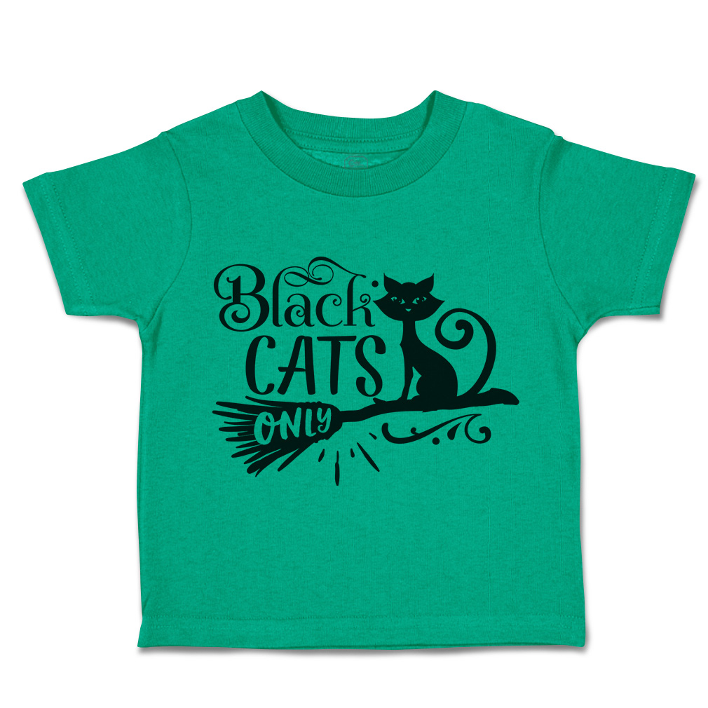 Halloween Toddler T-Shirt Black Cats Only Gore Boy & Girl Clothes Baby Funny Tee - Picture 9 of 21