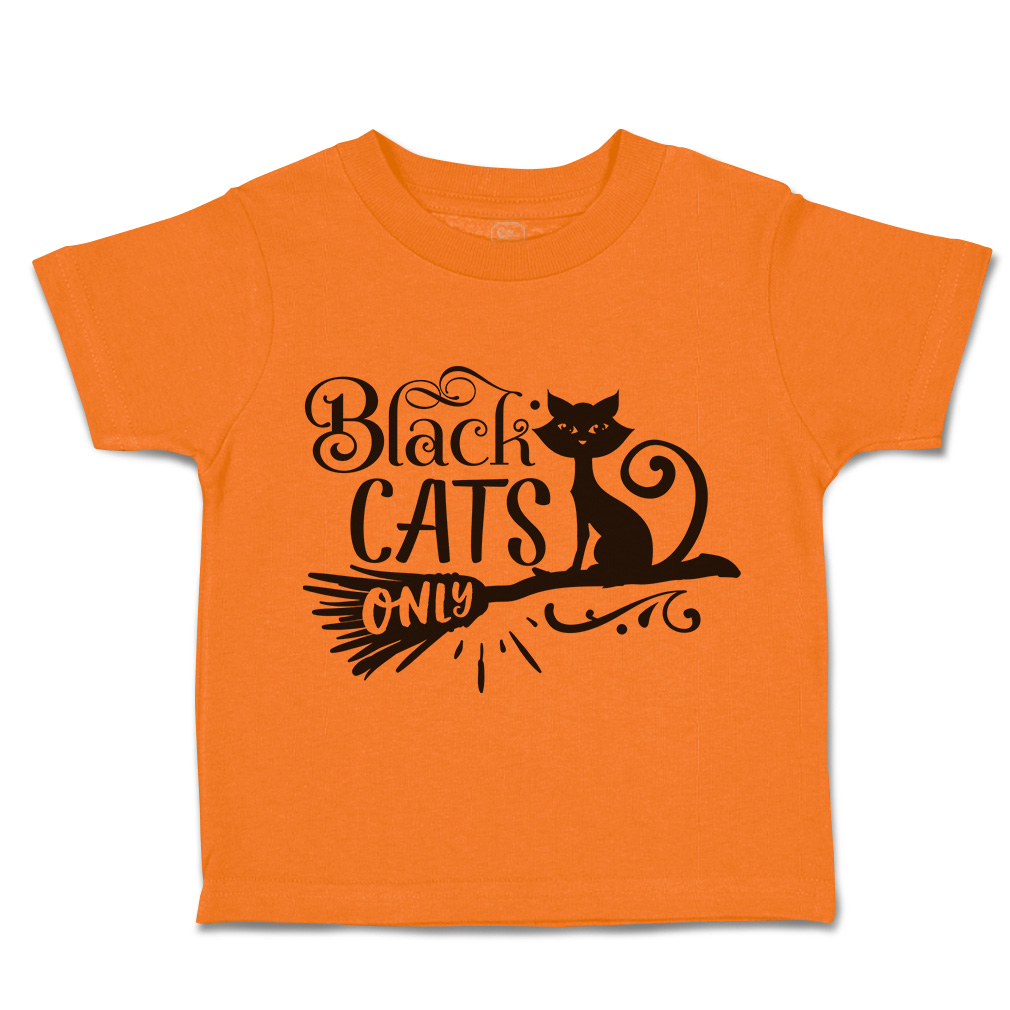 Halloween Toddler T-Shirt Black Cats Only Gore Boy & Girl Clothes Baby Funny Tee - Picture 19 of 21