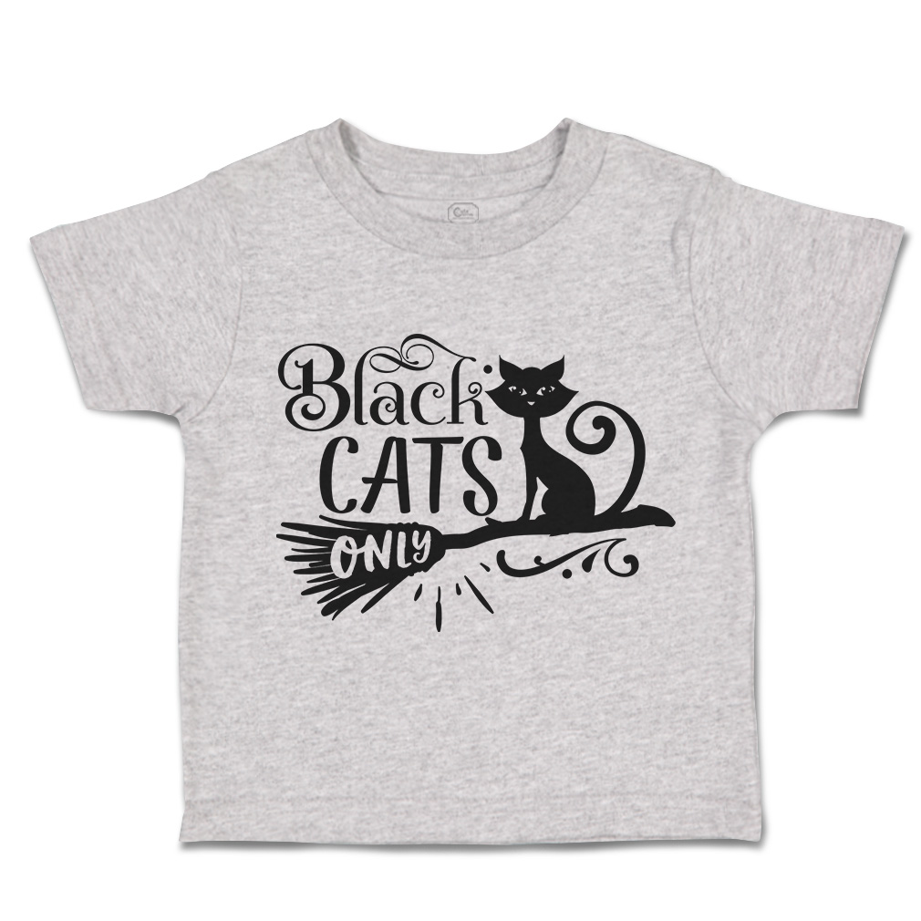 Halloween Toddler T-Shirt Black Cats Only Gore Boy & Girl Clothes Baby Funny Tee - Picture 11 of 21