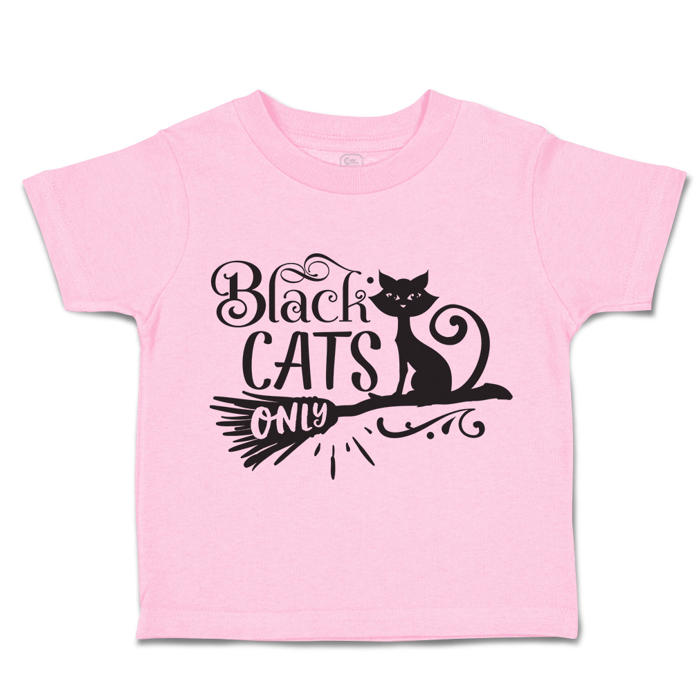 Halloween Toddler T-Shirt Black Cats Only Gore Boy & Girl Clothes Baby Funny Tee - Picture 18 of 21
