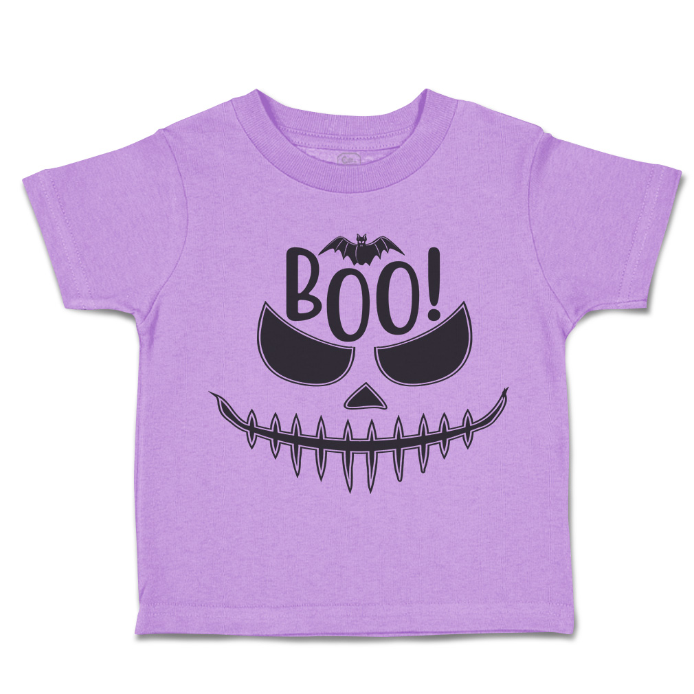Halloween Toddler T-Shirt Boo Y All with Bat Design Casper Boy & Girl Clothes - Picture 5 of 21