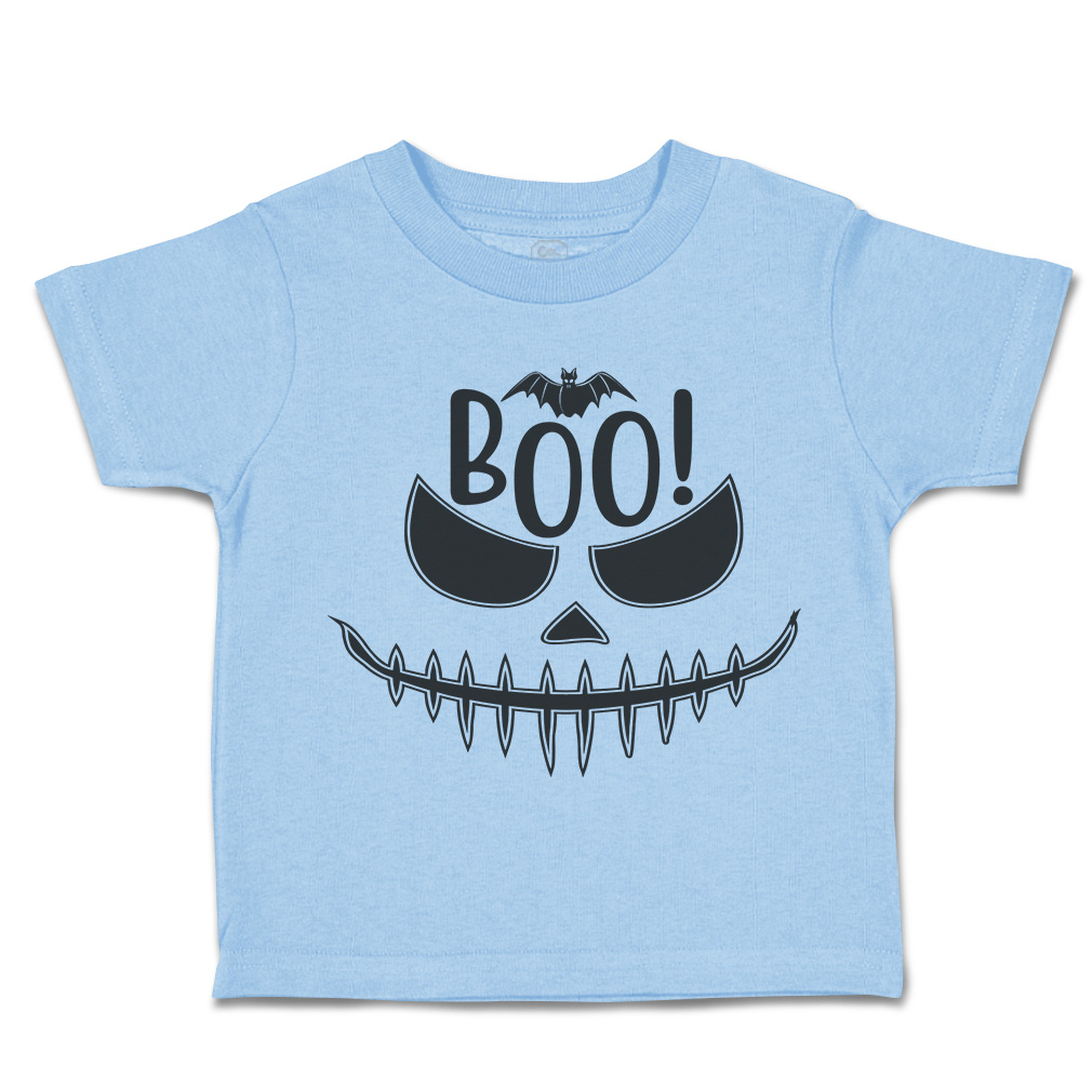 Halloween Toddler T-Shirt Boo Y All with Bat Design Casper Boy & Girl Clothes - Picture 16 of 21