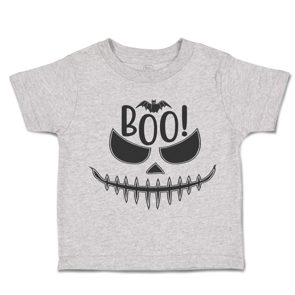 Halloween Toddler T-Shirt Boo Y All with Bat Design Casper Boy & Girl Clothes - Picture 11 of 21