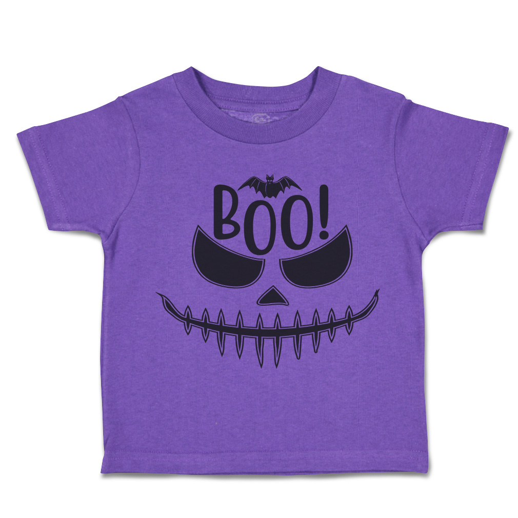 Halloween Toddler T-Shirt Boo Y All with Bat Design Casper Boy & Girl Clothes - Picture 15 of 21