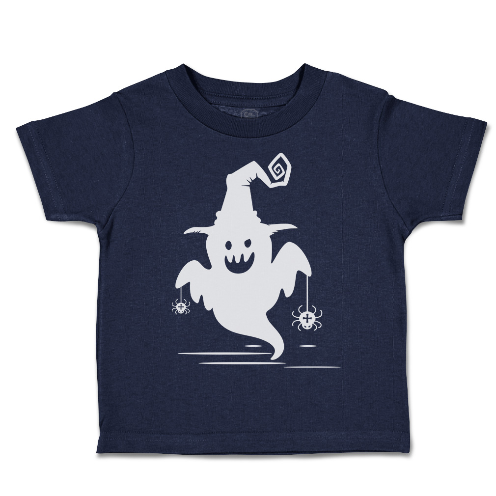 Halloween Toddler T-Shirt Boo with Spider Cotton Casper Boy & Girl Clothes - Picture 10 of 21