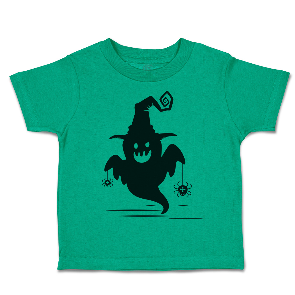 Halloween Toddler T-Shirt Boo with Spider Cotton Casper Boy & Girl Clothes - Picture 9 of 21