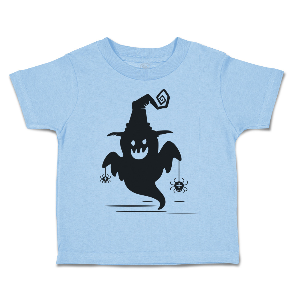 Halloween Toddler T-Shirt Boo with Spider Cotton Casper Boy & Girl Clothes - Picture 16 of 21