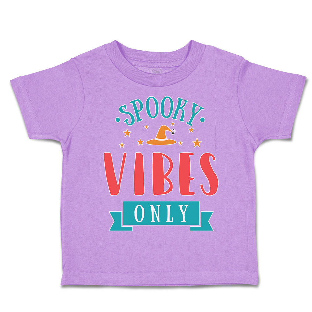 Halloween Toddler T-Shirt Spooky Vibes Only Cotton Casper Boy & Girl Clothes - Picture 5 of 21