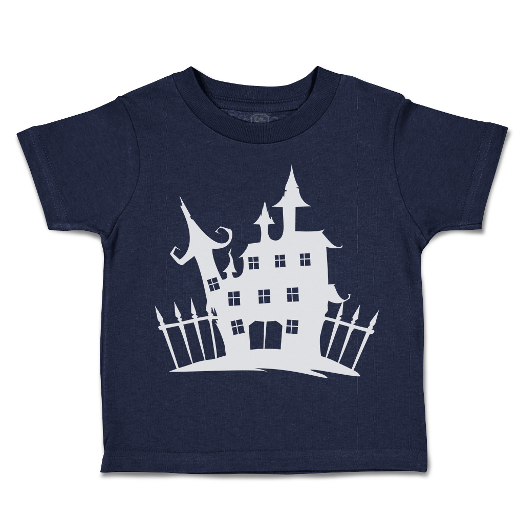 Halloween Toddler T-Shirt Haunted Castle Gore Boy & Girl Clothes Baby Funny Tee - Picture 10 of 21