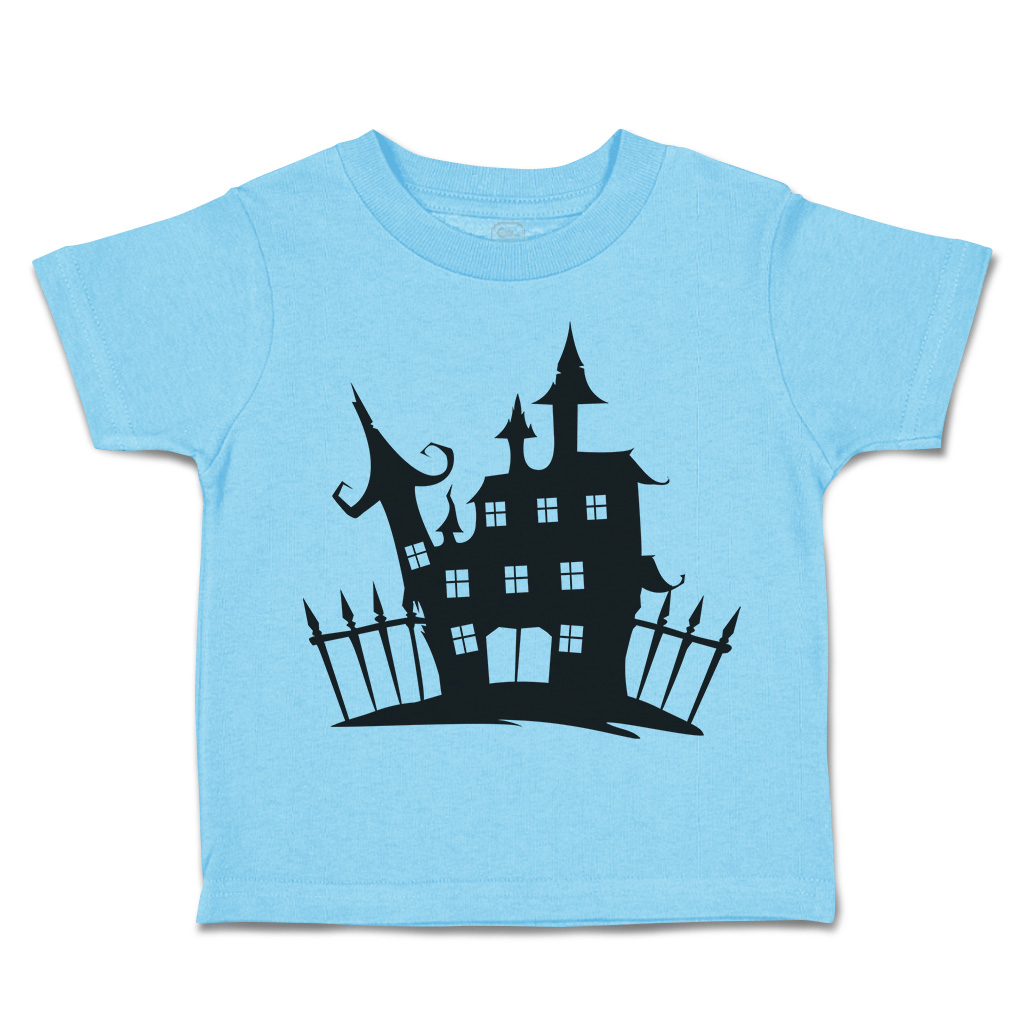 Halloween Toddler T-Shirt Haunted Castle Gore Boy & Girl Clothes Baby Funny Tee - Picture 17 of 21
