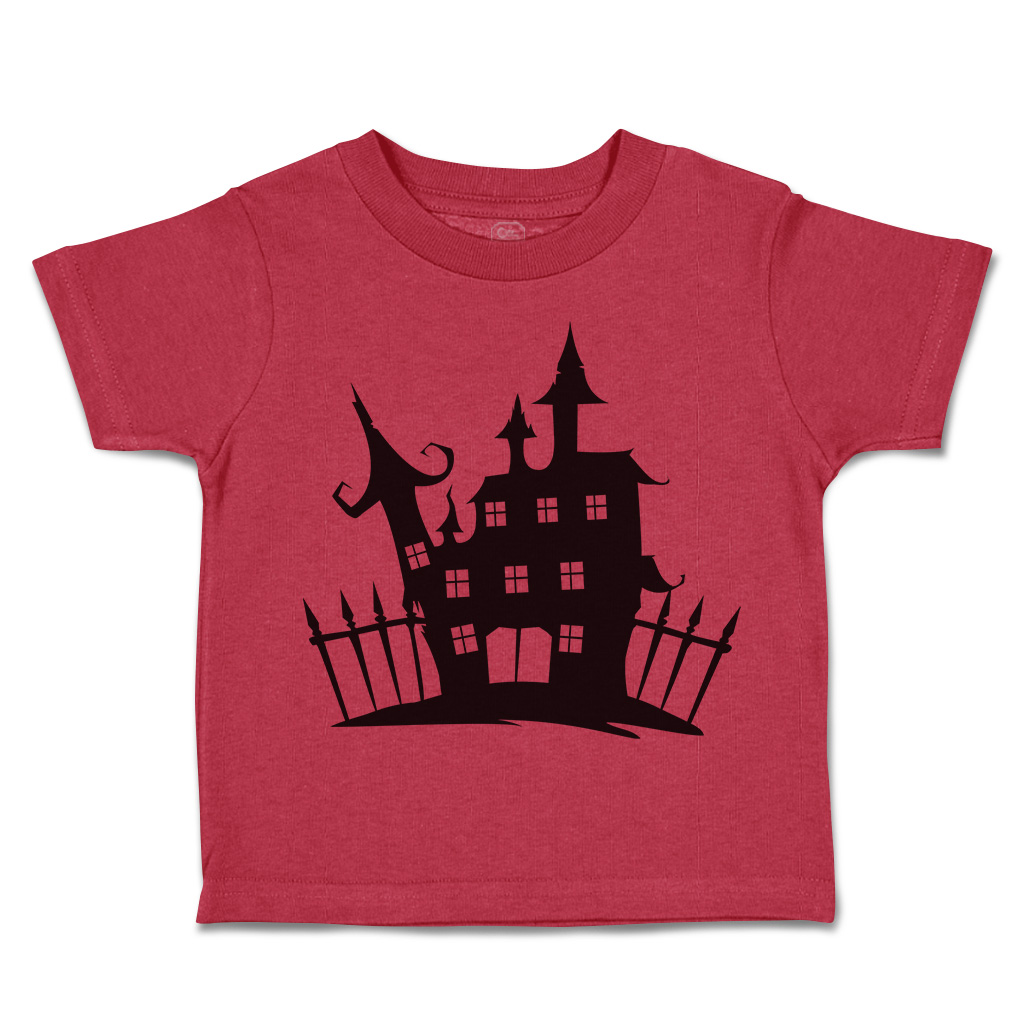 Halloween Toddler T-Shirt Haunted Castle Gore Boy & Girl Clothes Baby Funny Tee - Picture 20 of 21