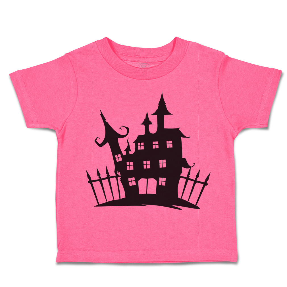 Halloween Toddler T-Shirt Haunted Castle Gore Boy & Girl Clothes Baby Funny Tee - Picture 7 of 21
