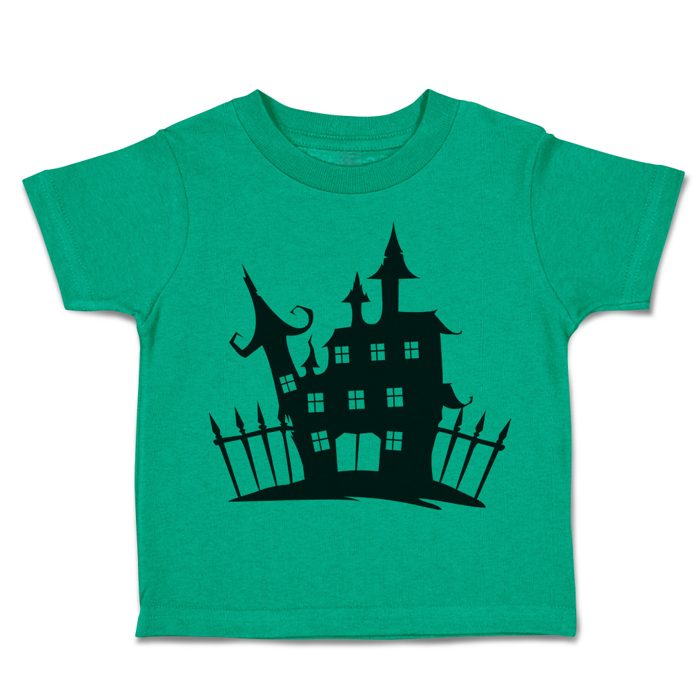 Halloween Toddler T-Shirt Haunted Castle Gore Boy & Girl Clothes Baby Funny Tee - Picture 9 of 21