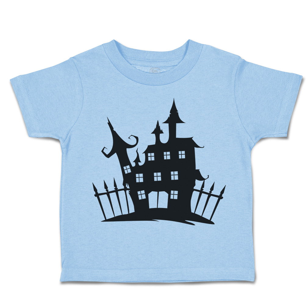 Halloween Toddler T-Shirt Haunted Castle Gore Boy & Girl Clothes Baby Funny Tee - Picture 16 of 21
