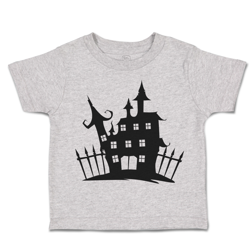 Halloween Toddler T-Shirt Haunted Castle Gore Boy & Girl Clothes Baby Funny Tee - Picture 11 of 21