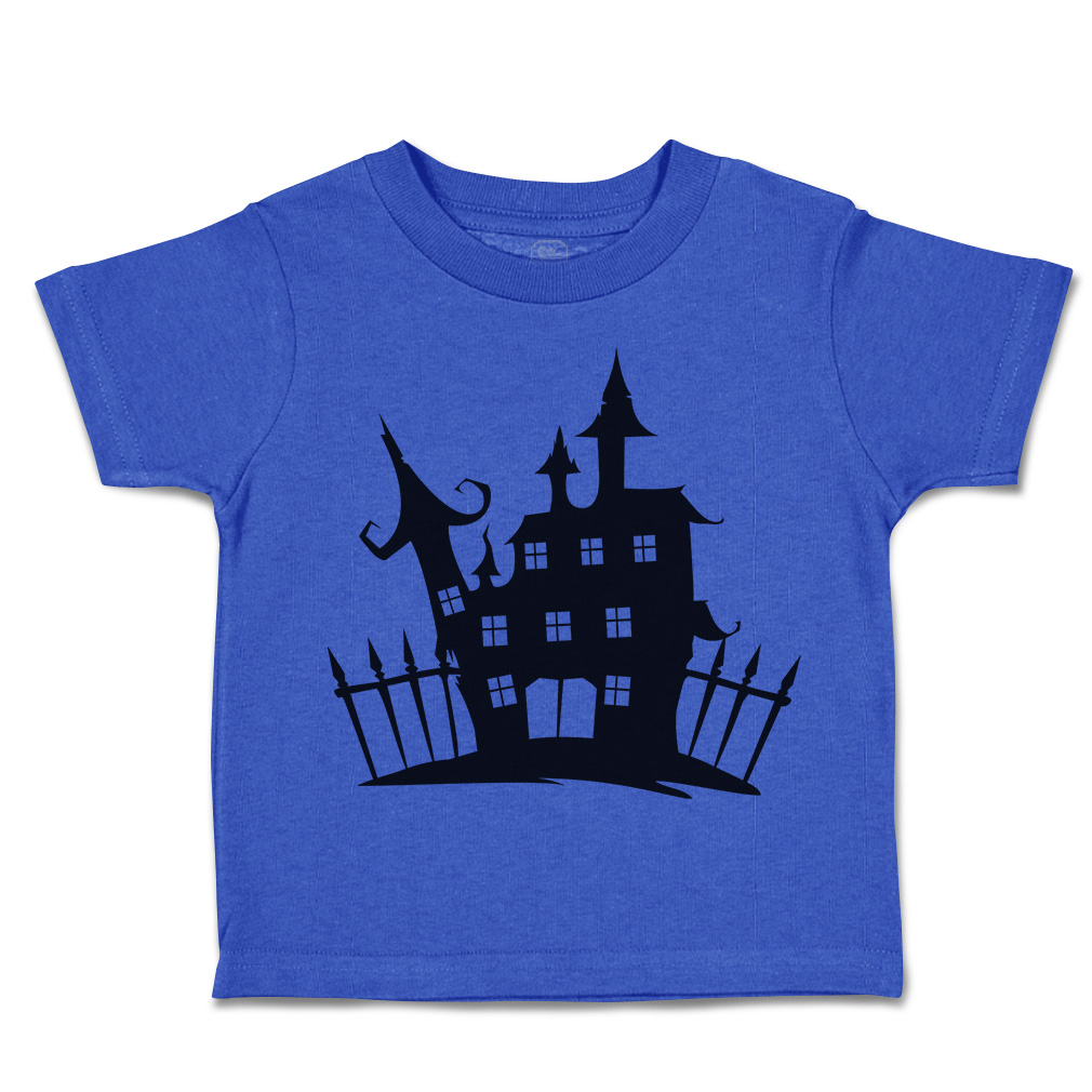 Halloween Toddler T-Shirt Haunted Castle Gore Boy & Girl Clothes Baby Funny Tee - Picture 13 of 21