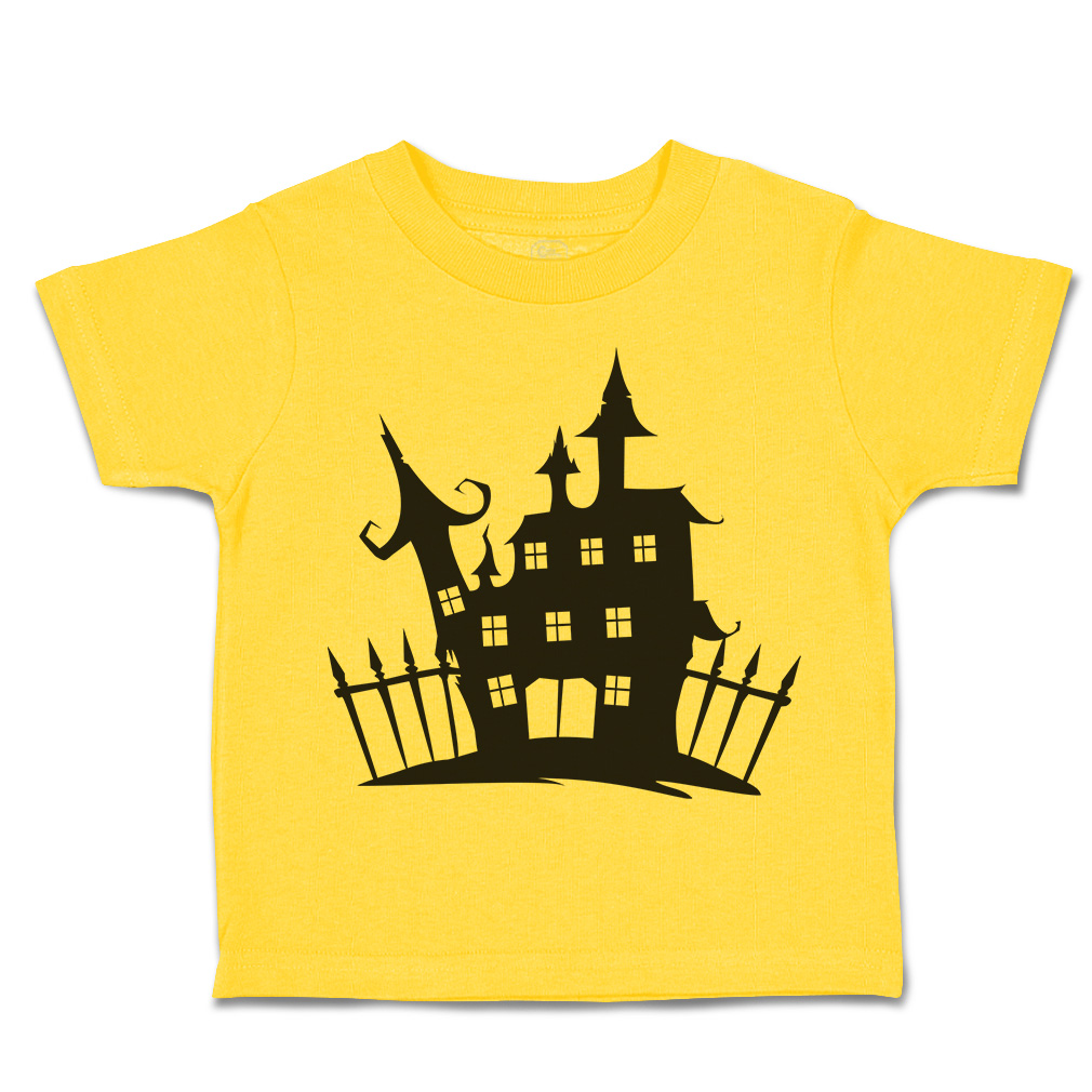 Halloween Toddler T-Shirt Haunted Castle Gore Boy & Girl Clothes Baby Funny Tee - Picture 14 of 21