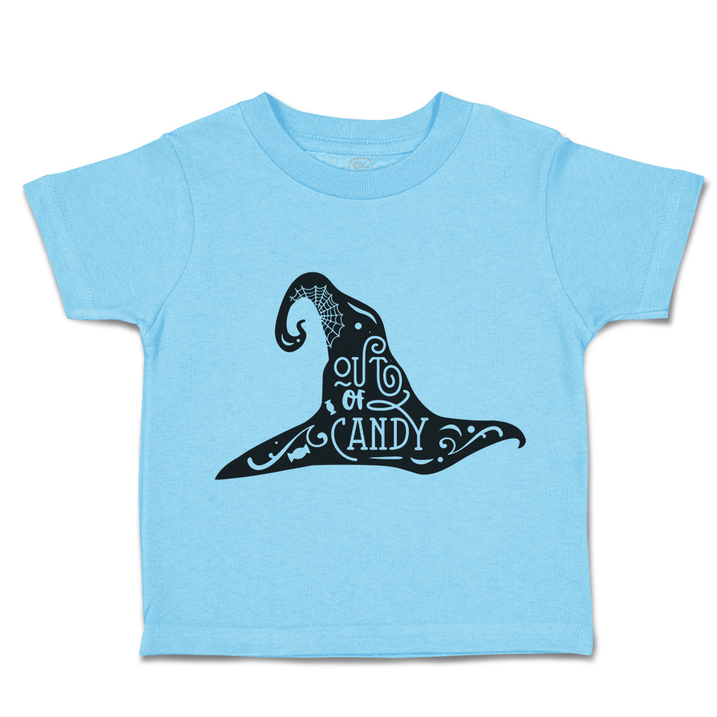 Halloween Toddler T-Shirt Out of Candy Halloween Hat Magic Boy & Girl Clothes - Picture 17 of 21