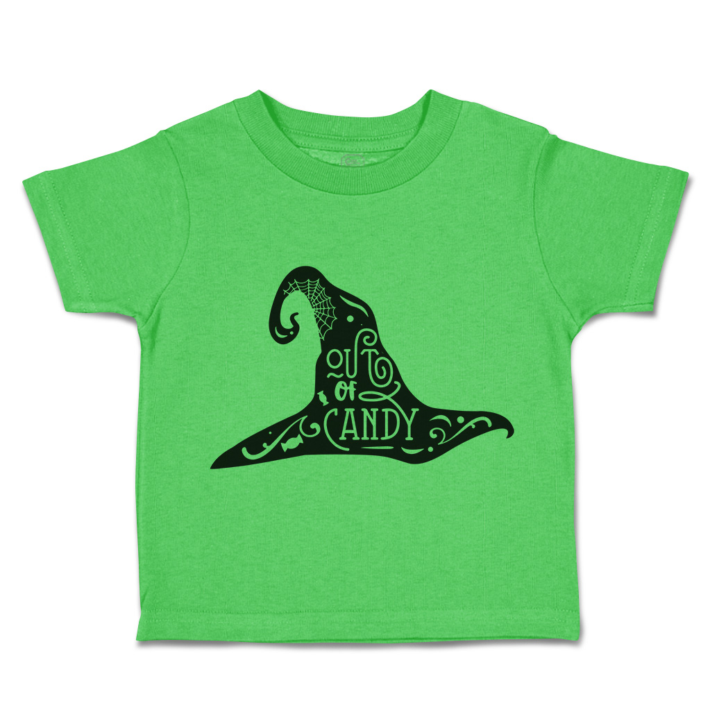 Halloween Toddler T-Shirt Out of Candy Halloween Hat Magic Boy & Girl Clothes - Picture 21 of 21