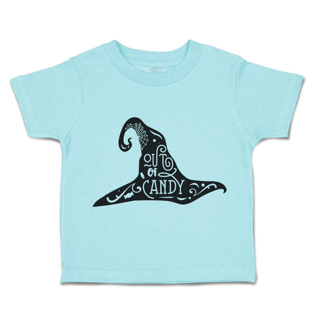 Halloween Toddler T-Shirt Out of Candy Halloween Hat Magic Boy & Girl Clothes - Picture 6 of 21
