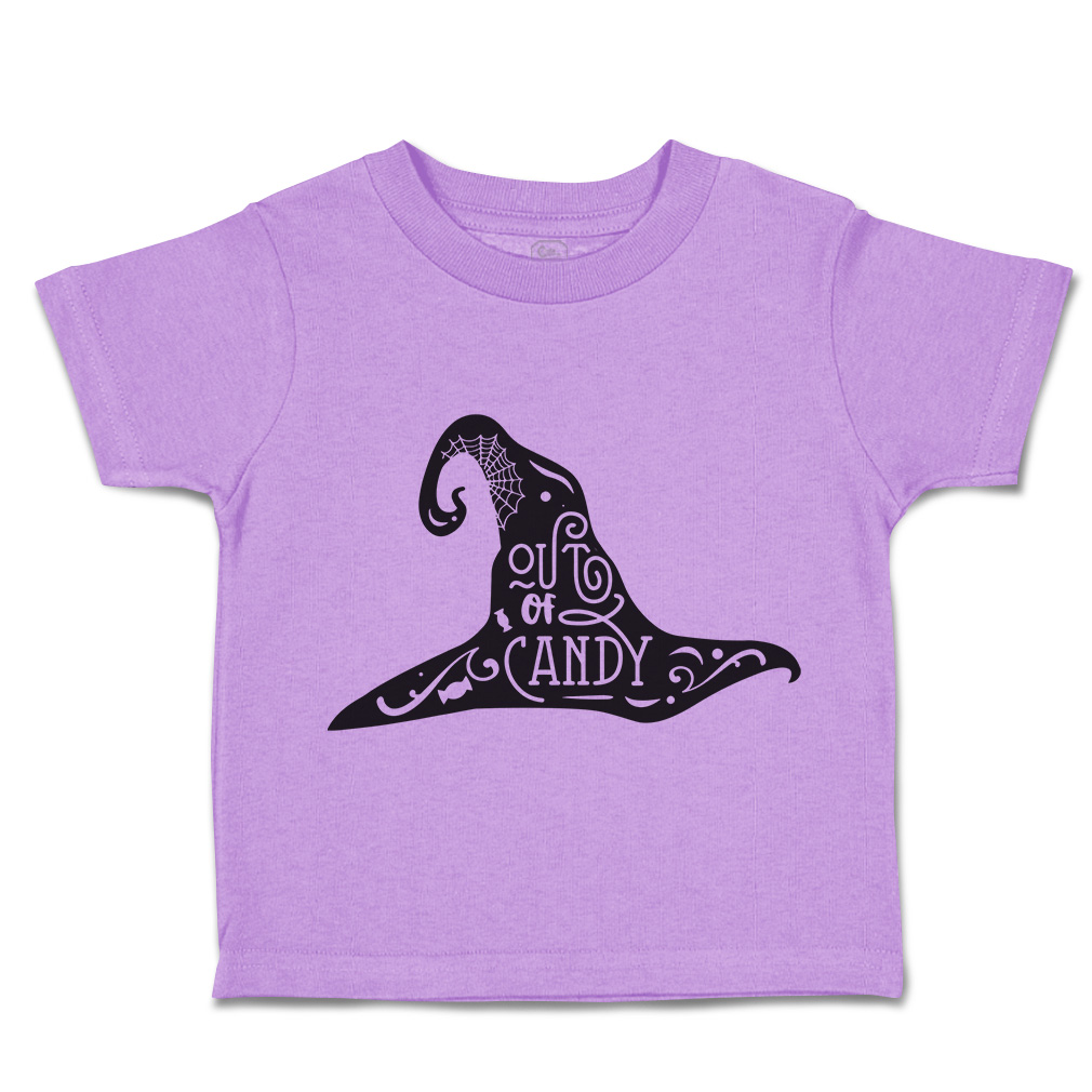 Halloween Toddler T-Shirt Out of Candy Halloween Hat Magic Boy & Girl Clothes - Picture 5 of 21