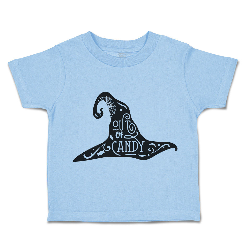 Halloween Toddler T-Shirt Out of Candy Halloween Hat Magic Boy & Girl Clothes - Picture 16 of 21