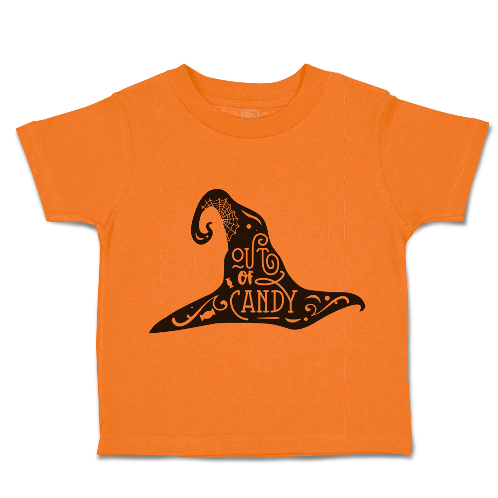 Halloween Toddler T-Shirt Out of Candy Halloween Hat Magic Boy & Girl Clothes - Picture 19 of 21