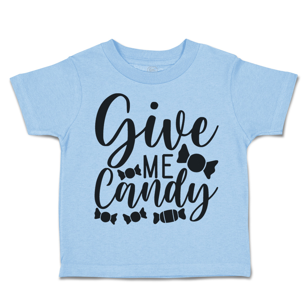 Halloween Toddler T-Shirt Give Me Candy Doom Boy & Girl Clothes Baby Funny Tee - Picture 16 of 21